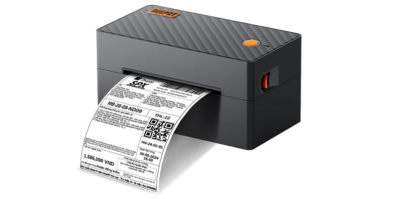 Máy in Bluetooth Rhebar 4 inch tem nhiệt in mã vạch A6 để bàn